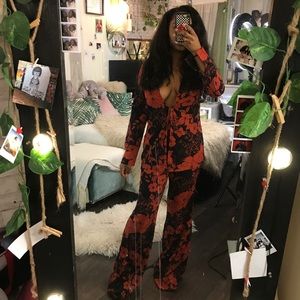 CO-ORD DARK FLORAL
